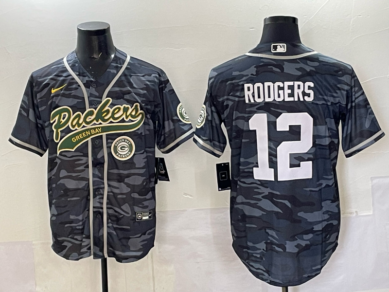 Men Green Bay Packers #12 Rodgers camo Nike NFL 2025 jersey 05->green bay packers->NFL Jersey